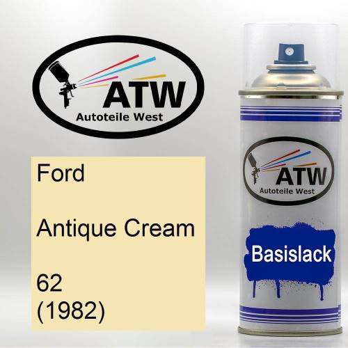 Ford, Antique Cream, 62 (1982): 400ml Sprühdose, von ATW Autoteile West.